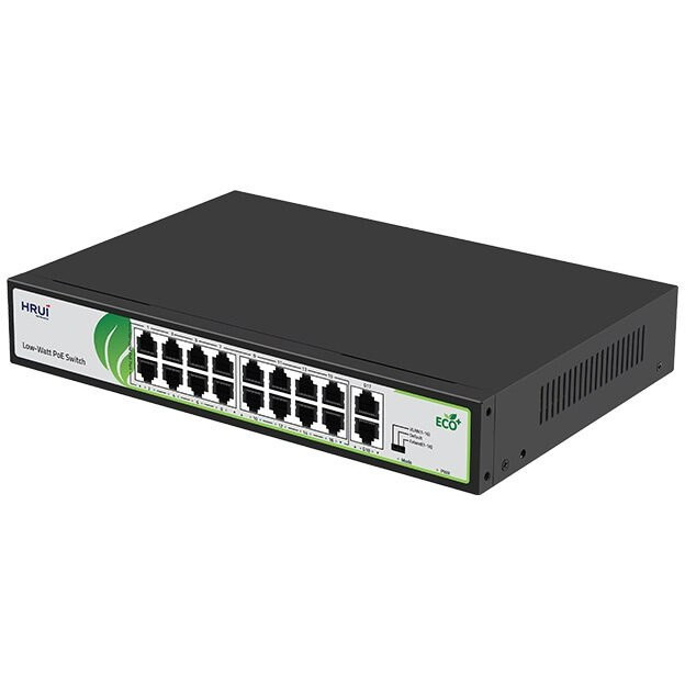سوئیچ شبکه 8 پورت POE سری low watt مدل HR902-AF-82N