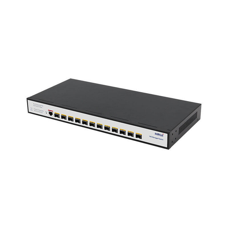 سوئیچ شبکه فیبرنوری مدیریتی مدل HR-SWTG3C12F
