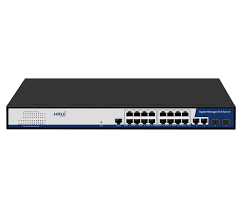 سوئیچ شبکه POE مدیریتی دارای 16 پورت مدل HR-AFGM-1622S-300
