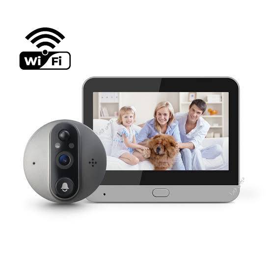 دوربین چشمی درب مانیتور دار WIFI